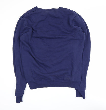 Mass Effect Men's Blue Graphic Pullover Sweatshirt Size M