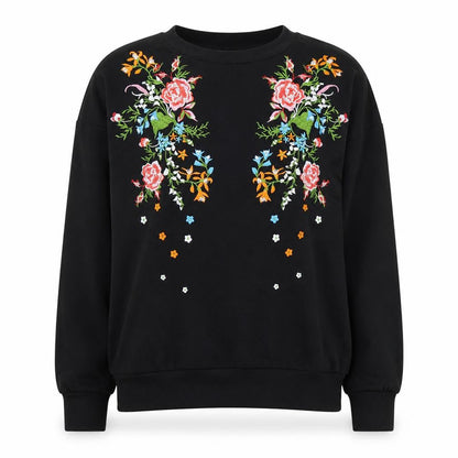 Womens UK Size 8 NEXT Black Pullover Sweatshirt