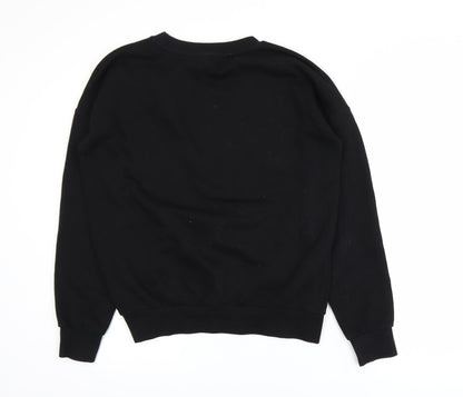 Womens UK Size 8 NEXT Black Pullover Sweatshirt