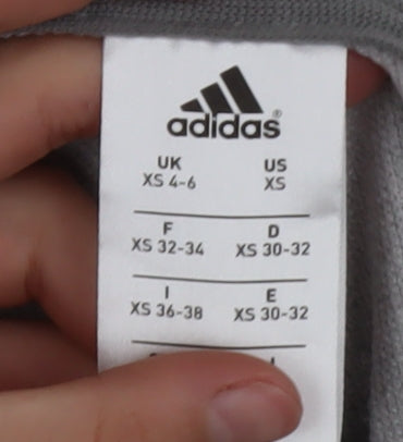 Womens UK Size XS adidas Grey Running & Jogging Gym & Training Walking Jacket