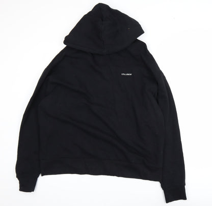 Mens UK Size S COLLUSION Black Pullover Hoodie