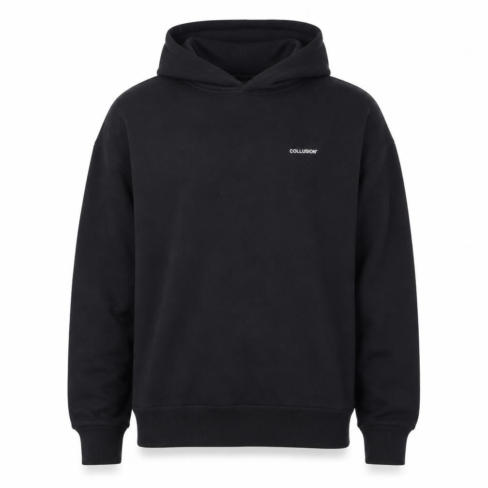 Mens UK Size S COLLUSION Black Pullover Hoodie