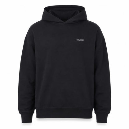 Mens UK Size S COLLUSION Black Pullover Hoodie