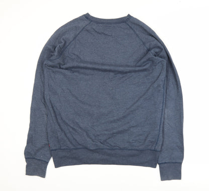 Levi's Men's Blue Crew Neck Pullover Sweatshirt Size L