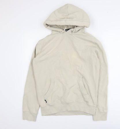 Womens UK Size S Superdry Beige Pullover Hoodie