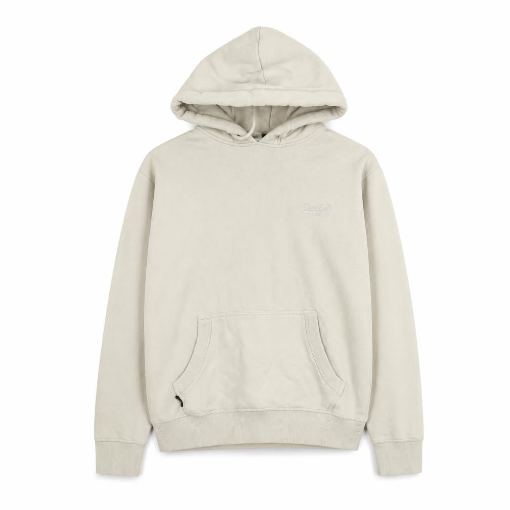 Womens UK Size S Superdry Beige Pullover Hoodie