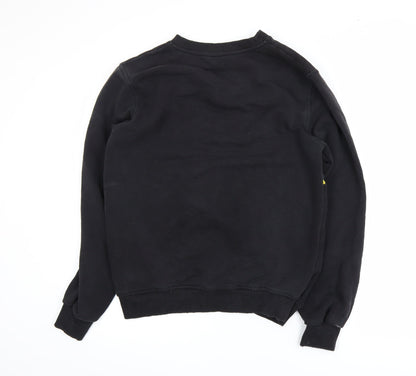 Dresden Men's Black Yellow Graphic Pullover Sweatshirt M