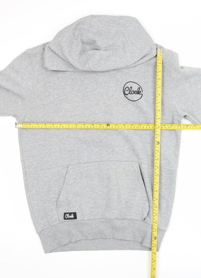 Mens UK Size M Cloak Grey Pullover Hoodie