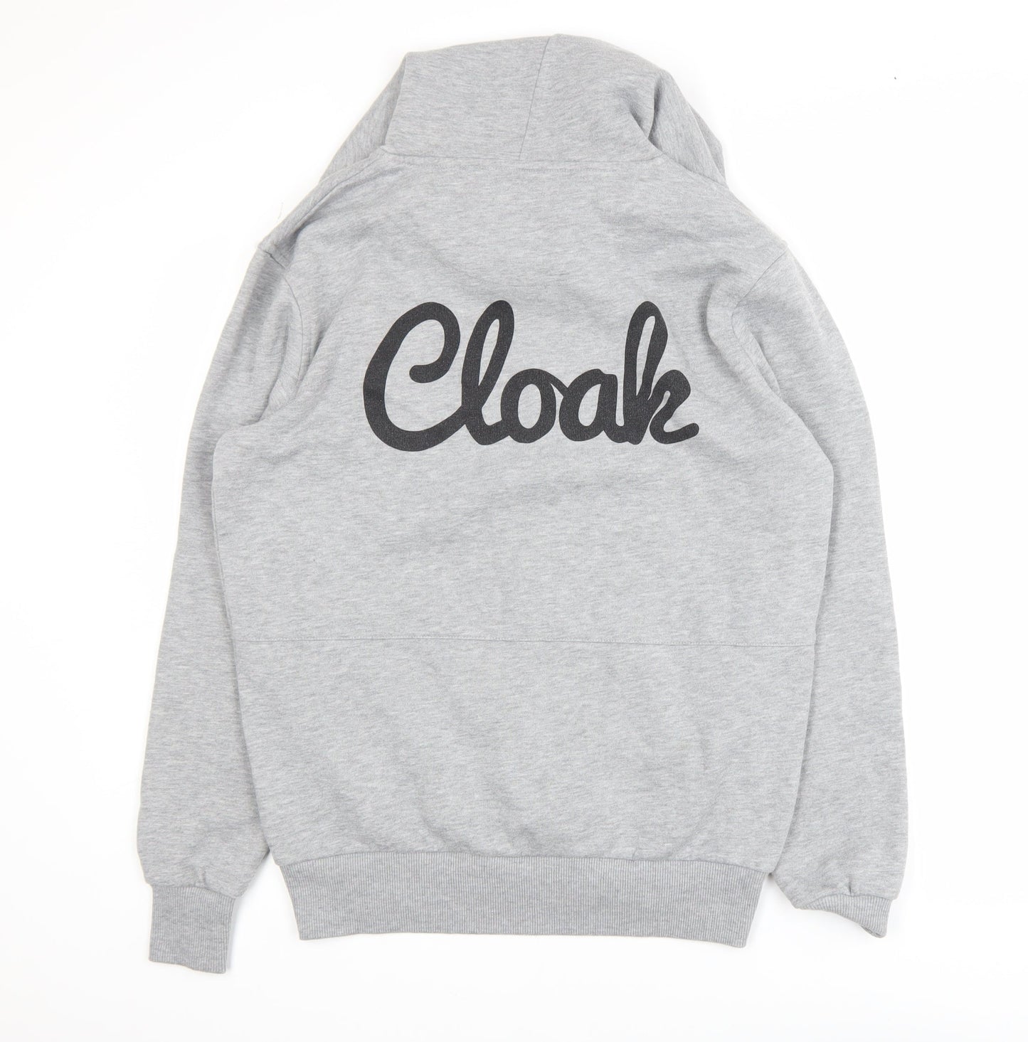 Mens UK Size M Cloak Grey Pullover Hoodie