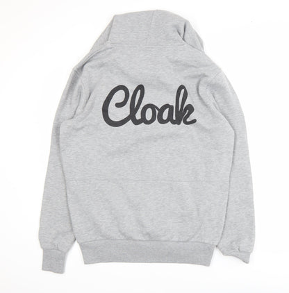 Mens UK Size M Cloak Grey Pullover Hoodie