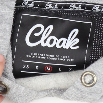 Mens UK Size M Cloak Grey Pullover Hoodie