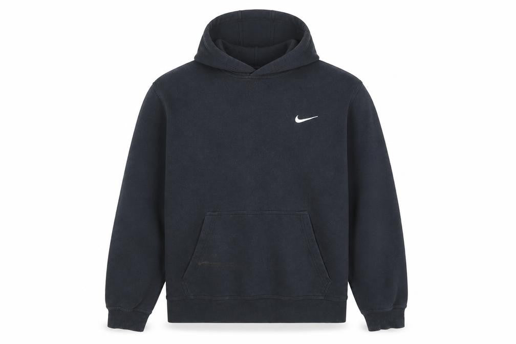 Nike Men's Black XL Pullover Fleece Hoodie with Logo