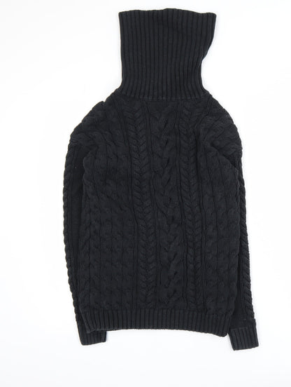Mens UK Size S Gap Black Pullover Jumper