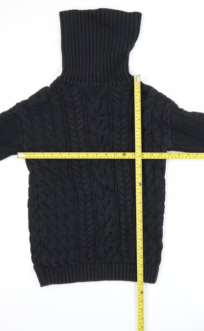 Mens UK Size S Gap Black Pullover Jumper