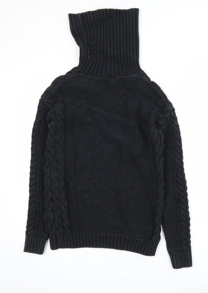 Mens UK Size S Gap Black Pullover Jumper