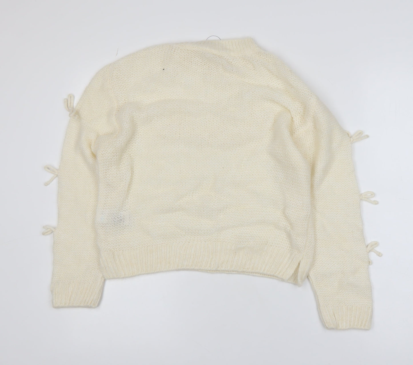 Girls UK Size 12-13 Years Marks and Spencer Ivory Pullover Jumper