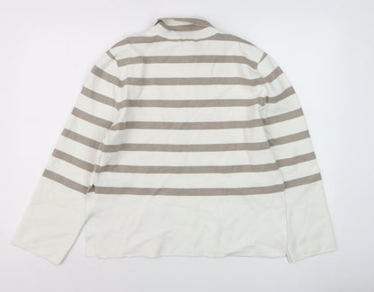 Womens UK Size XS H&M Beige Pullover Jumper