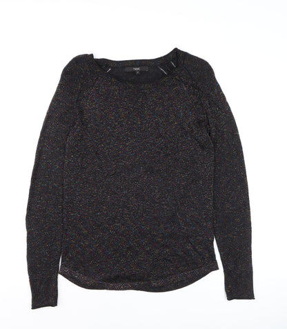 Womens UK Size 10 NEXT Black Pullover Jumper