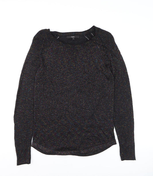 Womens UK Size 10 NEXT Black Pullover Jumper