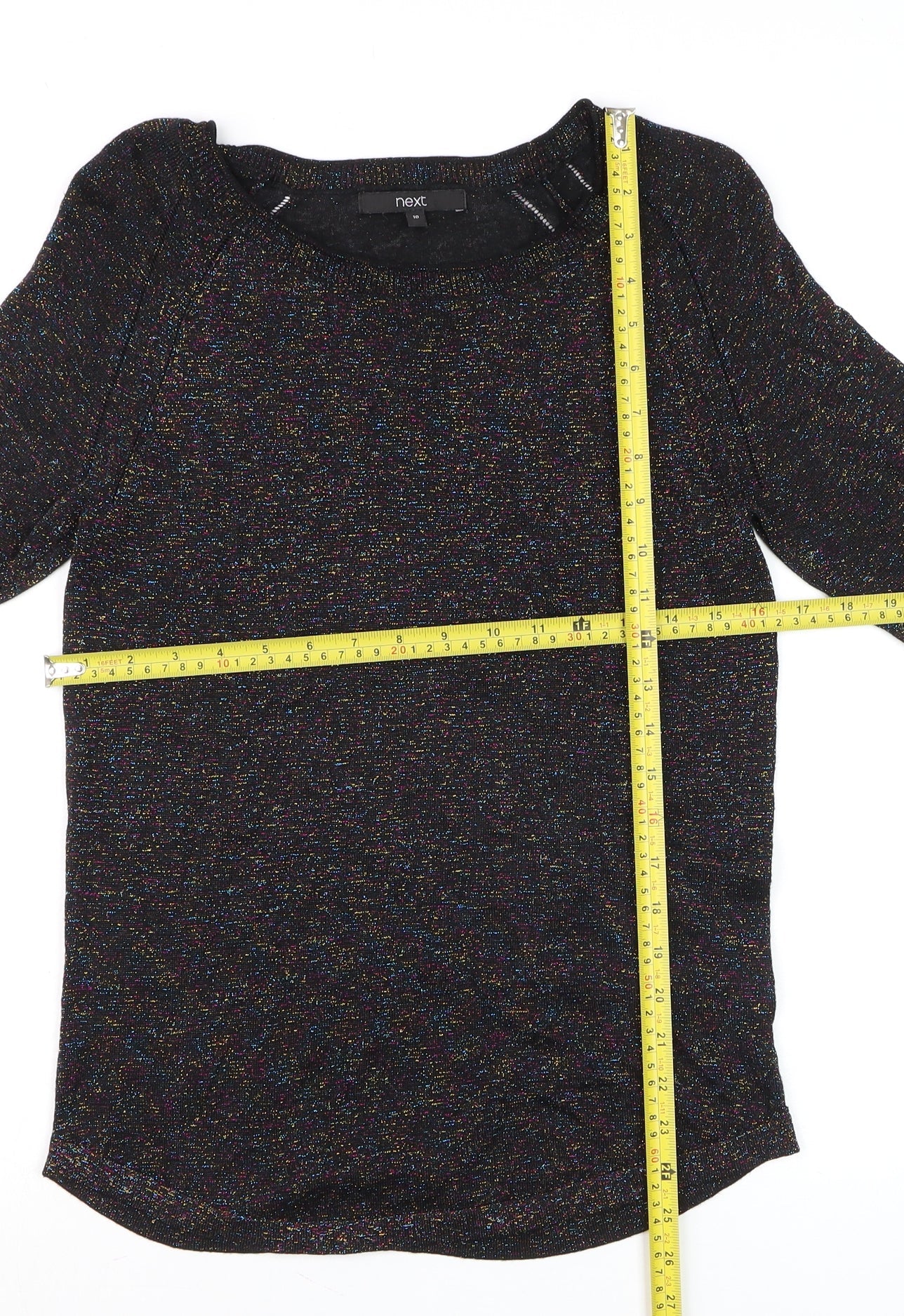 Womens UK Size 10 NEXT Black Pullover Jumper