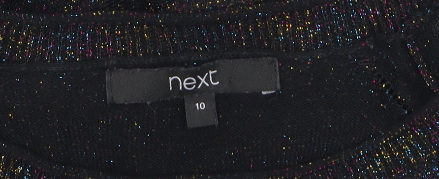 Womens UK Size 10 NEXT Black Pullover Jumper