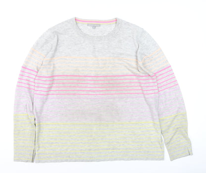 Womens UK Size 16 Oliver Bonas Multicoloured Pullover Jumper