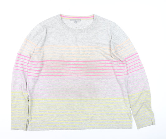 Womens UK Size 16 Oliver Bonas Multicoloured Pullover Jumper