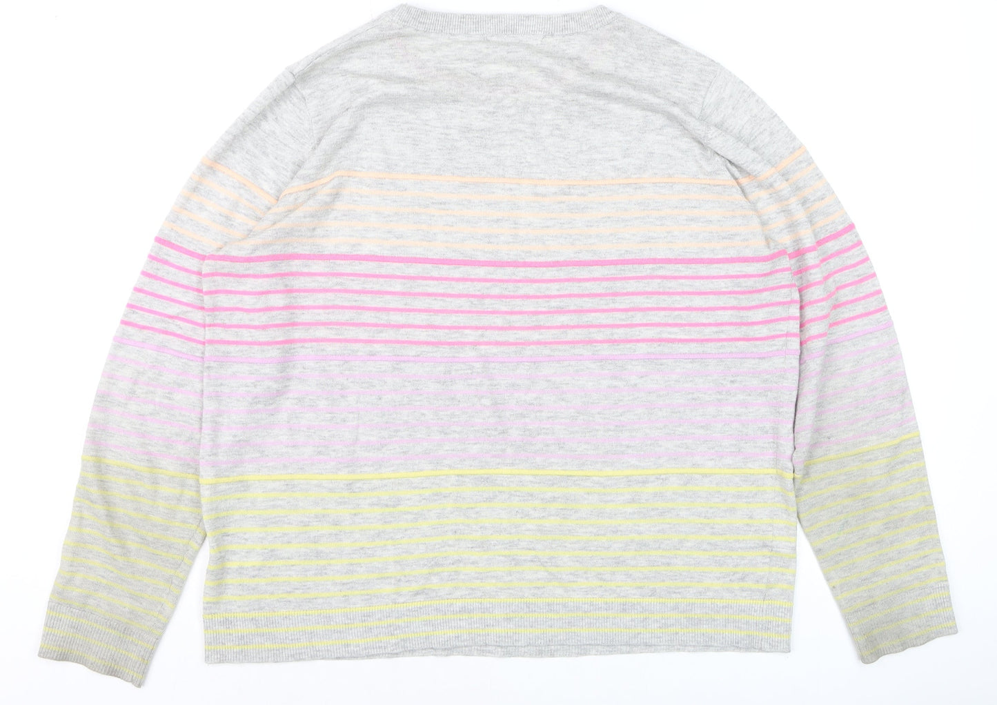 Womens UK Size 16 Oliver Bonas Multicoloured Pullover Jumper
