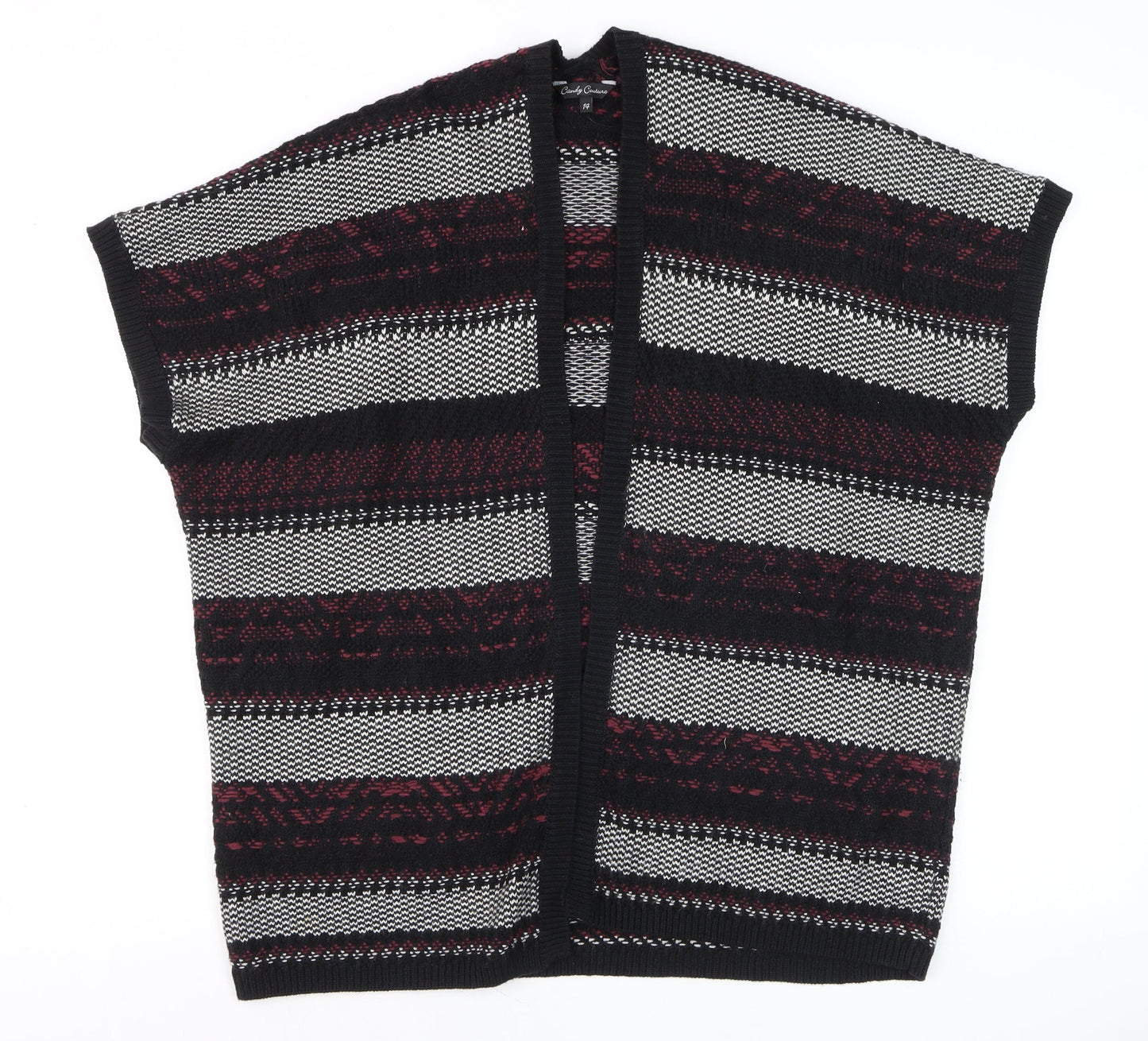Girls UK Size 14 Years Candy Couture Black Cardigan Jumper