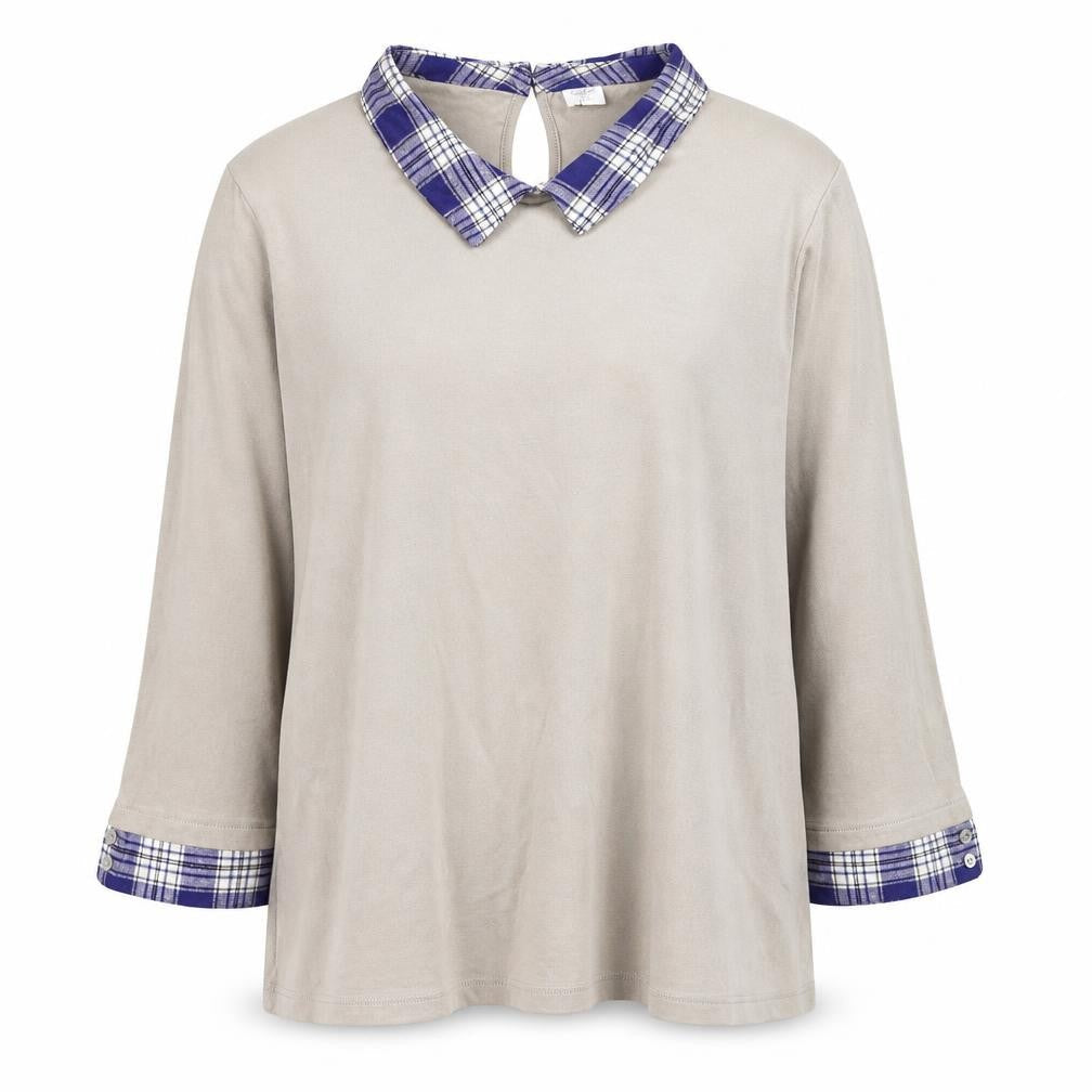 Womens UK Size 18 Cotton Traders Beige Pullover Jumper