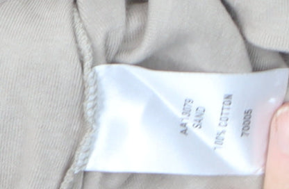 Womens UK Size 18 Cotton Traders Beige Pullover Jumper