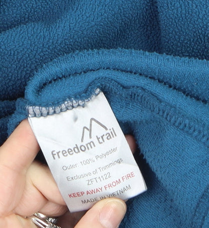 Mens UK Size L Freedom Trail Blue Pullover Sweatshirt