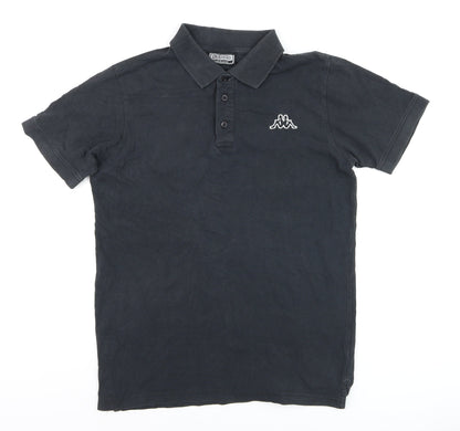 Mens UK Size M Kappa Black  T-Shirt