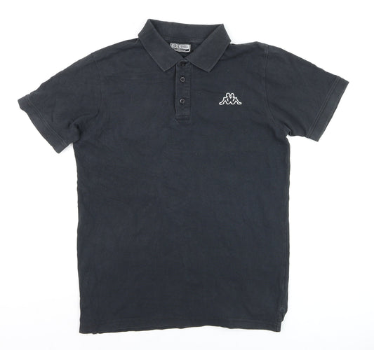 Mens UK Size M Kappa Black  T-Shirt