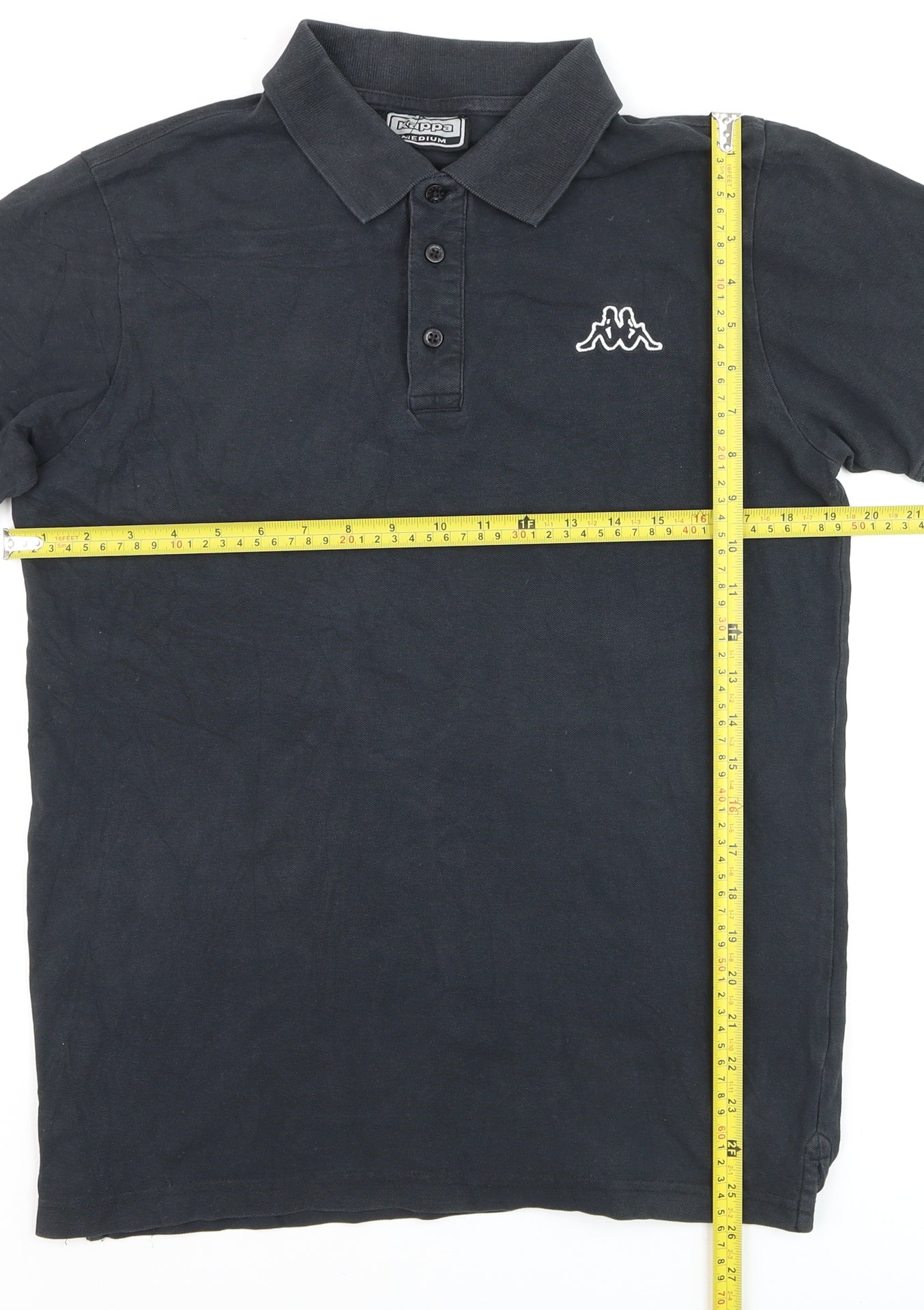Mens UK Size M Kappa Black  T-Shirt