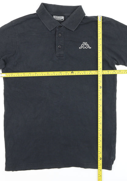Mens UK Size M Kappa Black  T-Shirt