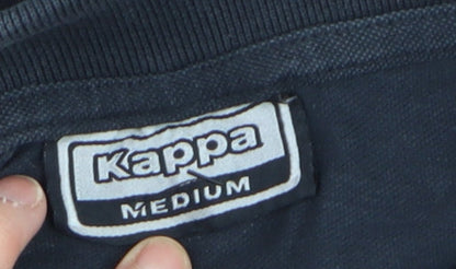 Mens UK Size M Kappa Black  T-Shirt