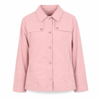 Womens UK Size 14 Slimma Pink Basic Jacket