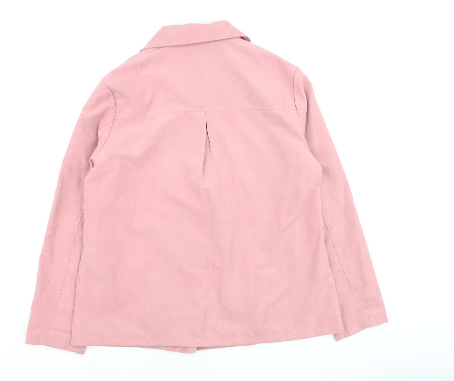Womens UK Size 14 Slimma Pink Basic Jacket