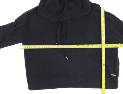 Womens UK Size S Sweaty Betty Black Pullover Hoodie