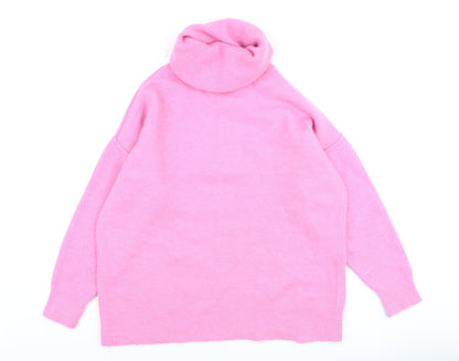 Womens UK Size XS Hush Pink Pullover Jumper