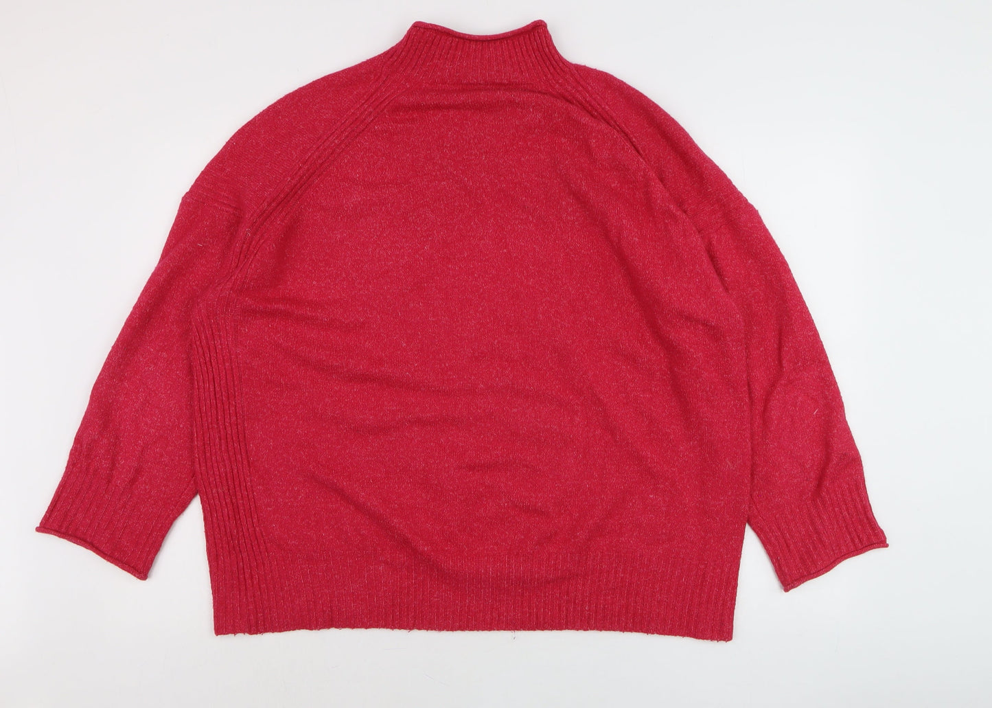 Womens UK Size M Nobody’s Child Red Pullover Jumper