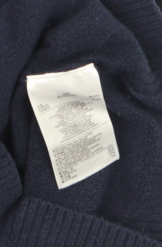 Womens UK Size XS Gap Blue Pullover Jumper