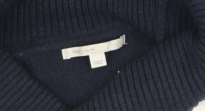 Womens UK Size XS Gap Blue Pullover Jumper