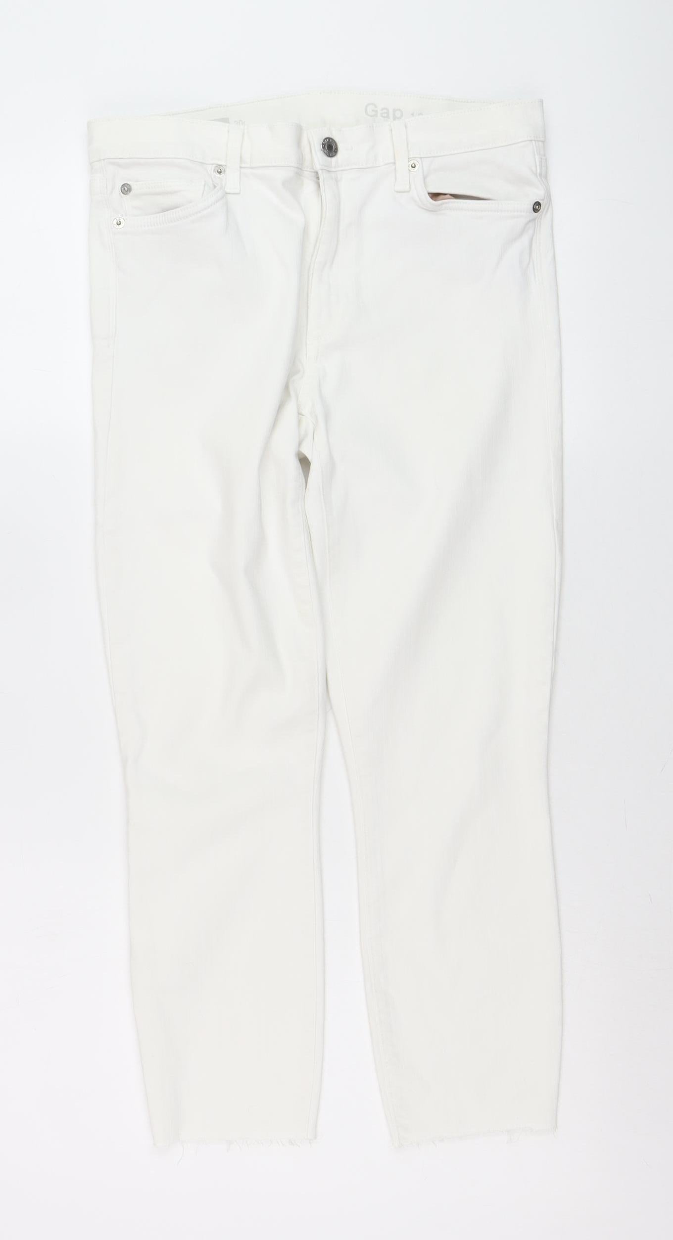Womens UK Size 10 Gap Slim Fit Ankle Jeans
