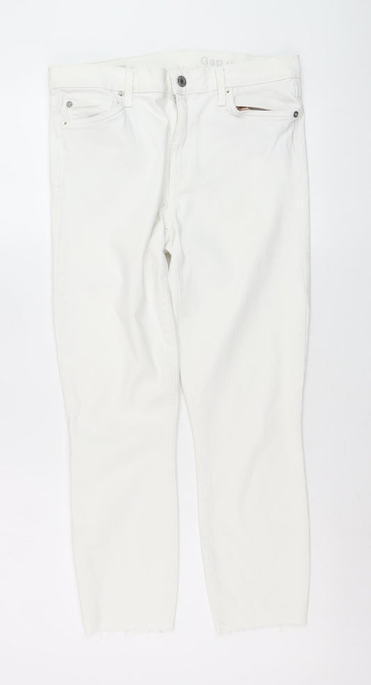 Womens UK Size 10 Gap Slim Fit Ankle Jeans