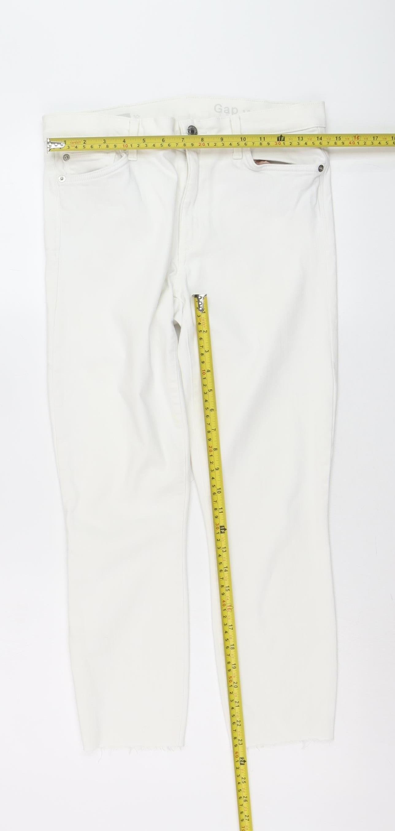 Womens UK Size 10 Gap Slim Fit Ankle Jeans