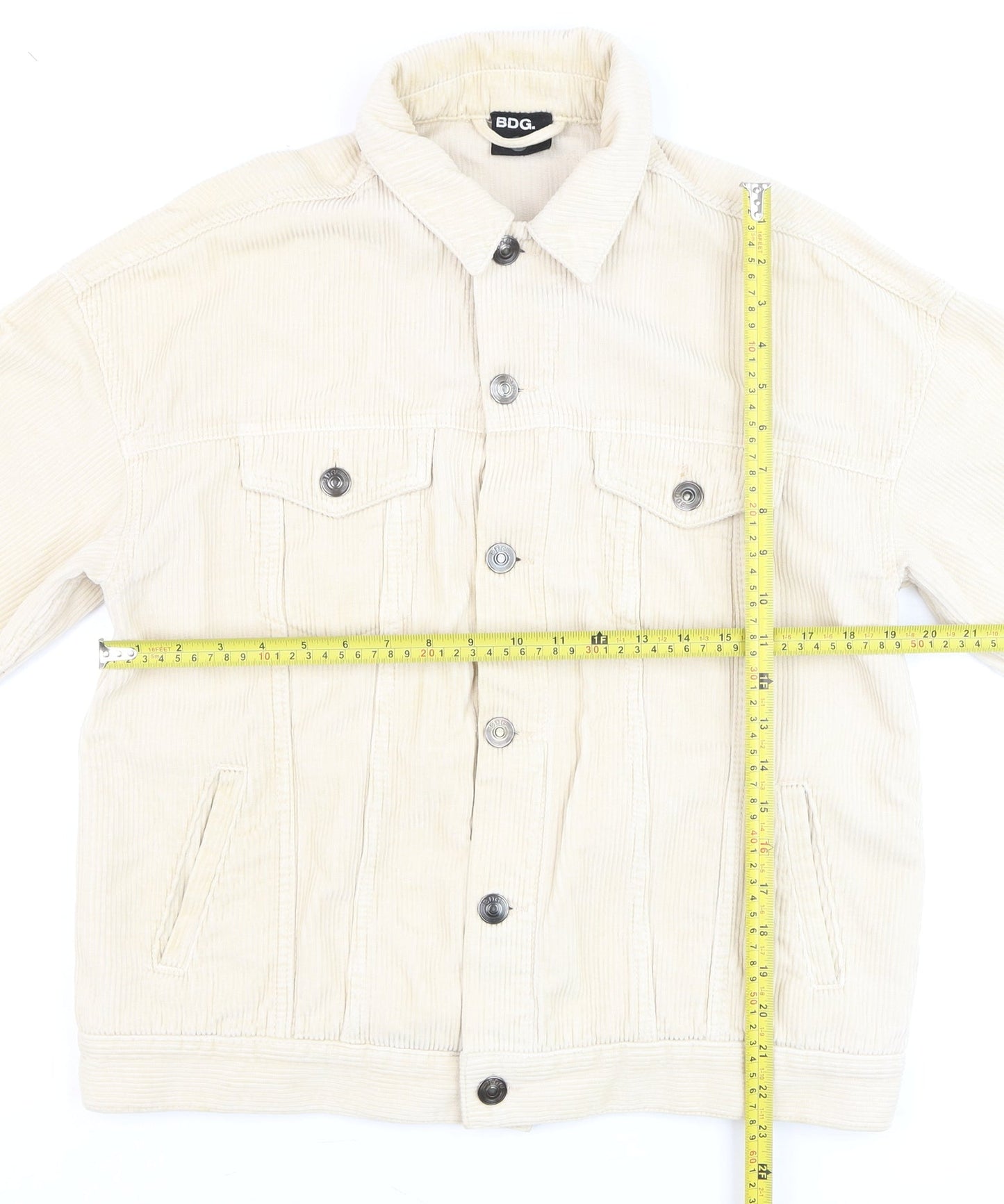 Mens UK Size S BDG Beige Basic Jacket