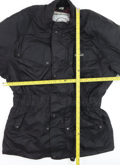 Mens UK Size M Thermo Wear Black Parka Coat