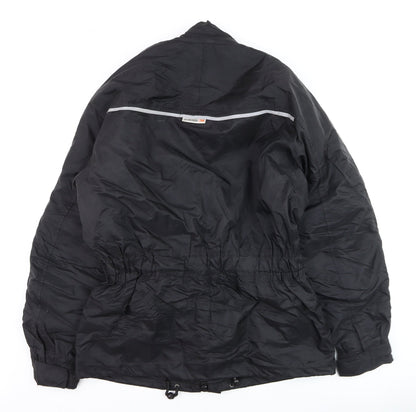 Mens UK Size M Thermo Wear Black Parka Coat